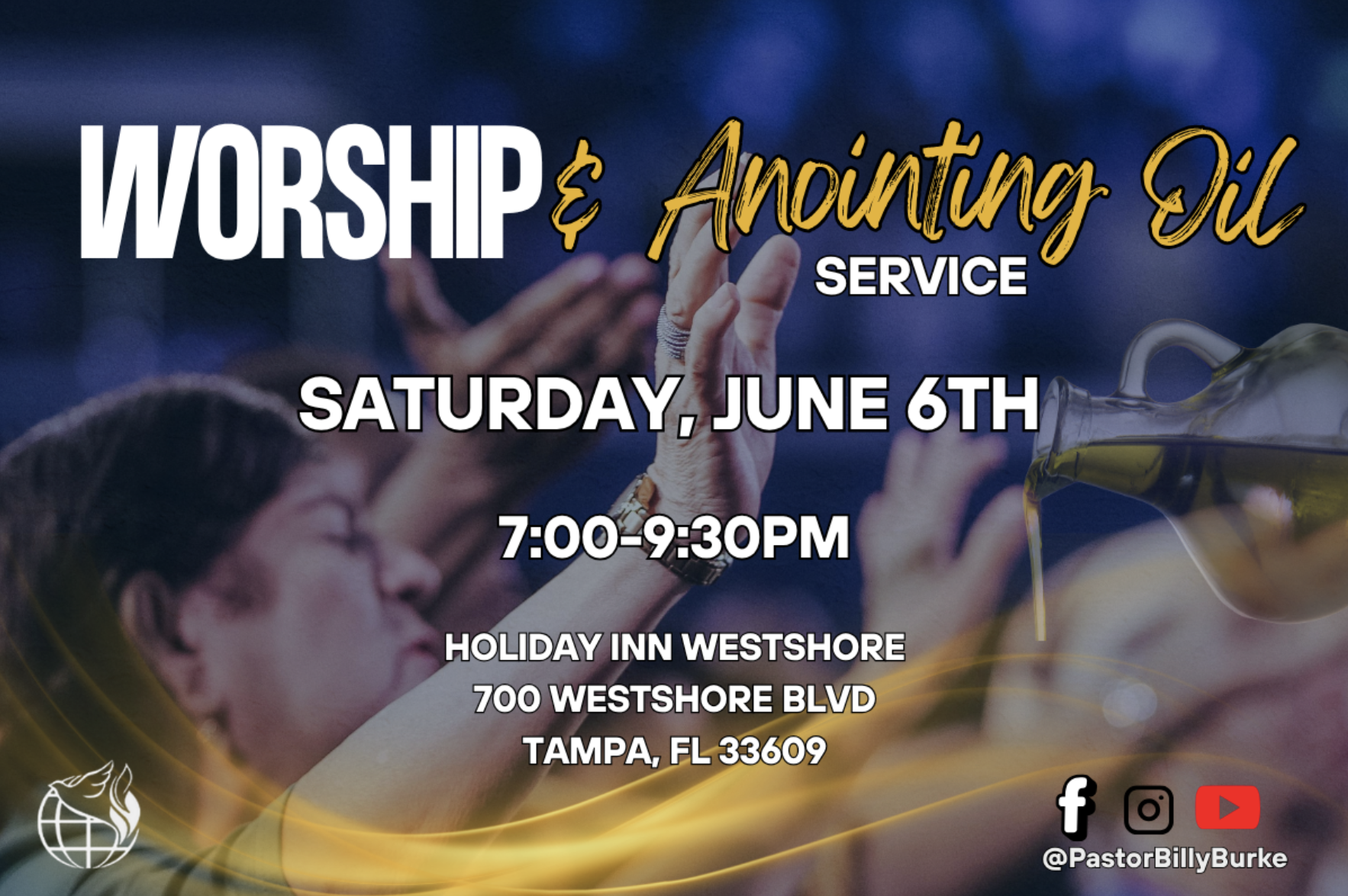 Tampa, FL Worship + Anointing Oil Service